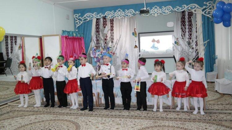 "Көңілді ноталар" ашық ұйымдастырылған оқу қызметі